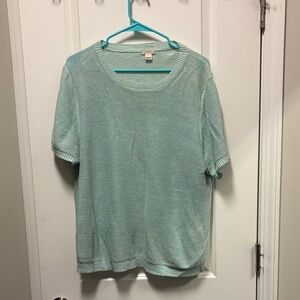 J crew short sleeve sweater